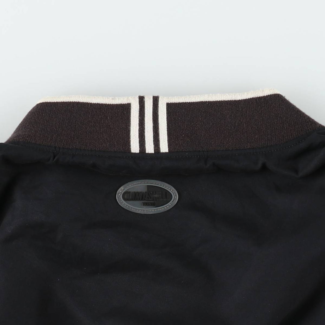 2000'S adidas V-neck warm-up pullover, men's size L polyester black type Vintage Second Hand