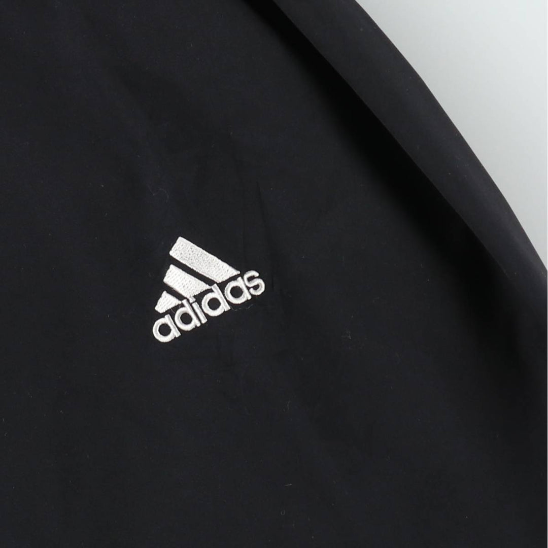 2000'S adidas V-neck warm-up pullover, men's size L polyester black type Vintage Second Hand