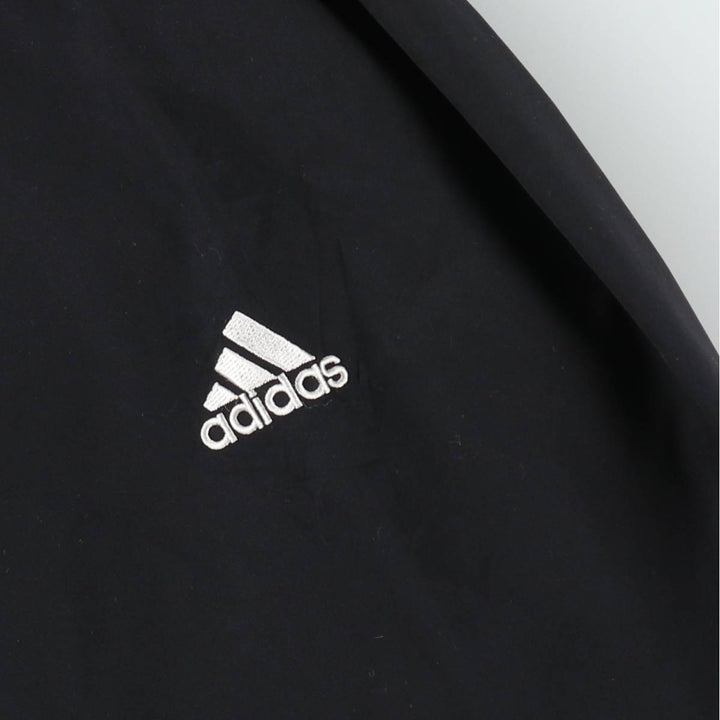 2000'S adidas V-neck warm-up pullover, men's size L polyester black type Vintage Second Hand