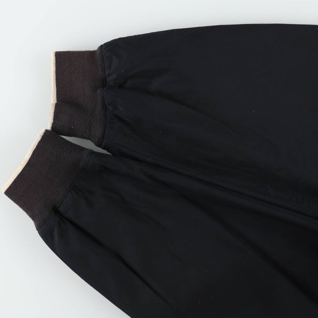 2000'S adidas V-neck warm-up pullover, men's size L polyester black type Vintage Second Hand