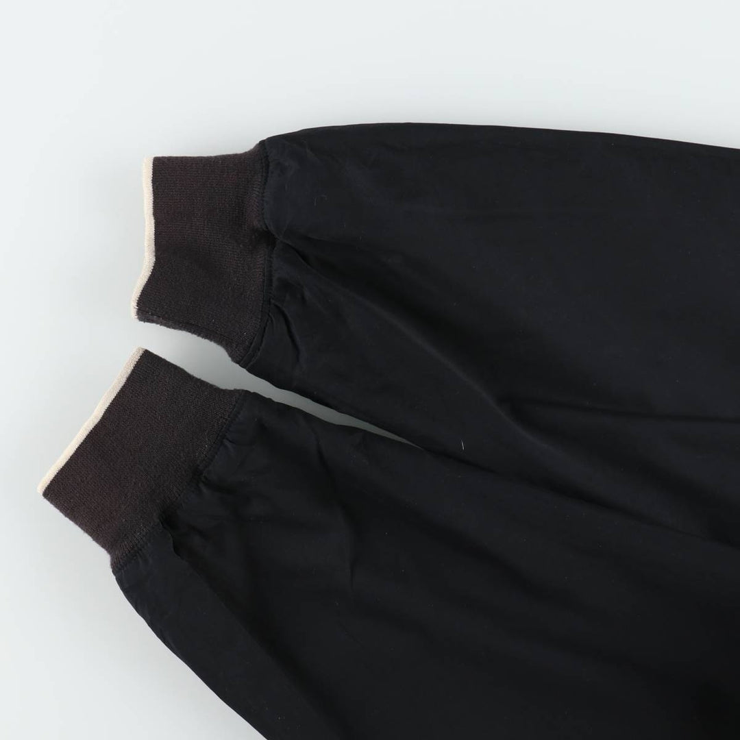 2000'S adidas V-neck warm-up pullover, men's size L polyester black type Vintage Second Hand