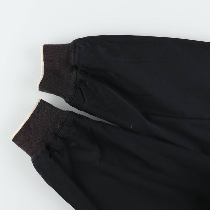 2000'S adidas V-neck warm-up pullover, men's size L polyester black type Vintage Second Hand