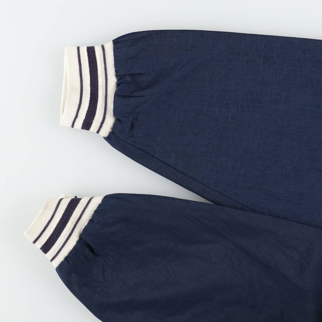Champion V-neck nylon pullover, men's size L (approx.) Nylon navy blue type Vintage Second Hand