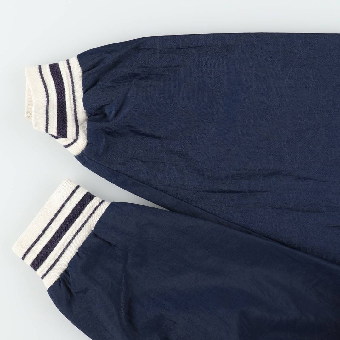 Champion V-neck nylon pullover, men's size L (approx.) Nylon navy blue type Vintage Second Hand