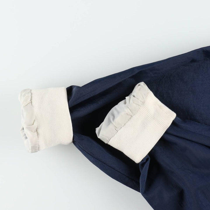 Champion V-neck nylon pullover, men's size L (approx.) Nylon navy blue type Vintage Second Hand