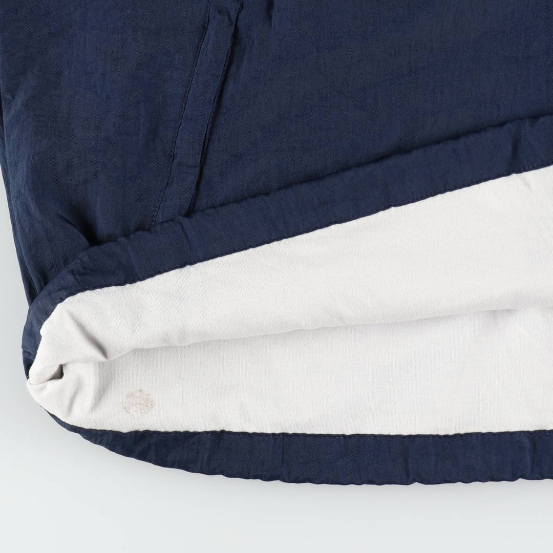 Champion V-neck nylon pullover, men's size L (approx.) Nylon navy blue type Vintage Second Hand