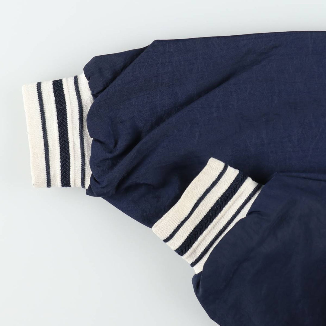 Champion V-neck nylon pullover, men's size L (approx.) Nylon navy blue type Vintage Second Hand
