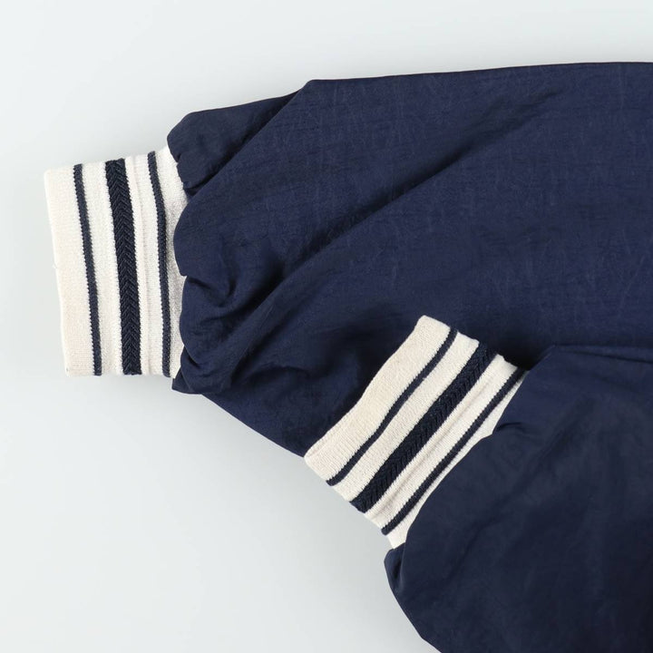 Champion V-neck nylon pullover, men's size L (approx.) Nylon navy blue type Vintage Second Hand