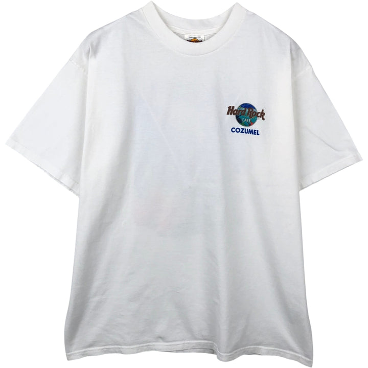 HARD ROCK CAFE Hard Rock Cafe Advertising T-shirt Men's XL size cotton white type Vintage Second Hand