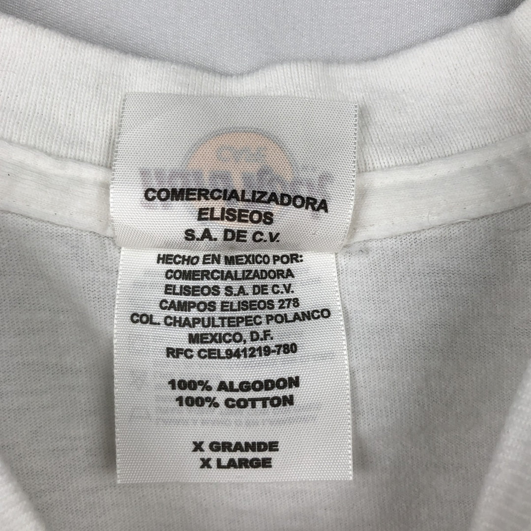 HARD ROCK CAFE Hard Rock Cafe Advertising T-shirt Men's XL size cotton white type Vintage Second Hand