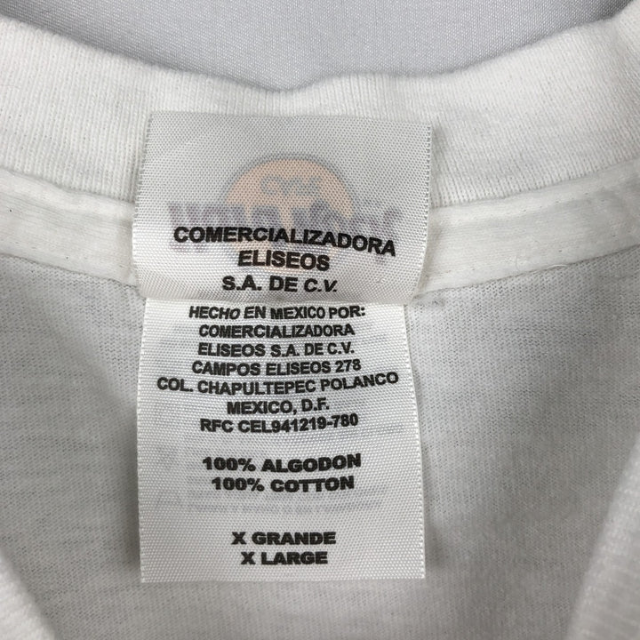 HARD ROCK CAFE Hard Rock Cafe Advertising T-shirt Men's XL size cotton white type Vintage Second Hand