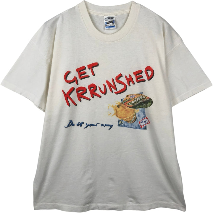 90'S Screen Stars UNILEVER Advertising T-Shirt, Men's XL equivalent, Vintage cotton white type Vintage Second Hand