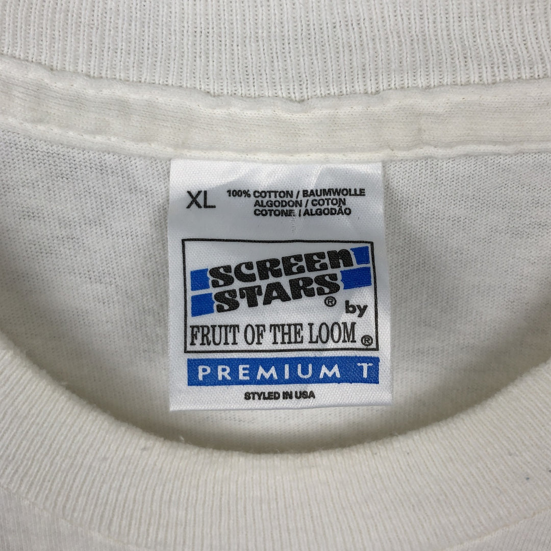 90'S Screen Stars UNILEVER Advertising T-Shirt, Men's XL equivalent, Vintage cotton white type Vintage Second Hand