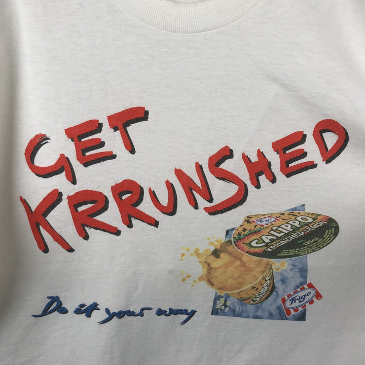90'S Screen Stars UNILEVER Advertising T-Shirt, Men's XL equivalent, Vintage cotton white type Vintage Second Hand