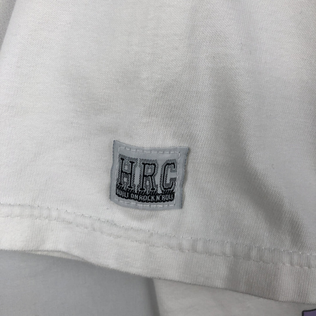 HARD ROCK CAFE advertising T-shirt, made in the USA, men's size S (equivalent). cotton white type Vintage Second Hand