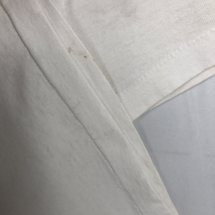 90'S Fruit of the Loom Washburn Advertising T-Shirt, Made in USA, Men's XL equivalent, Vintage cotton white type Vintage Second Hand