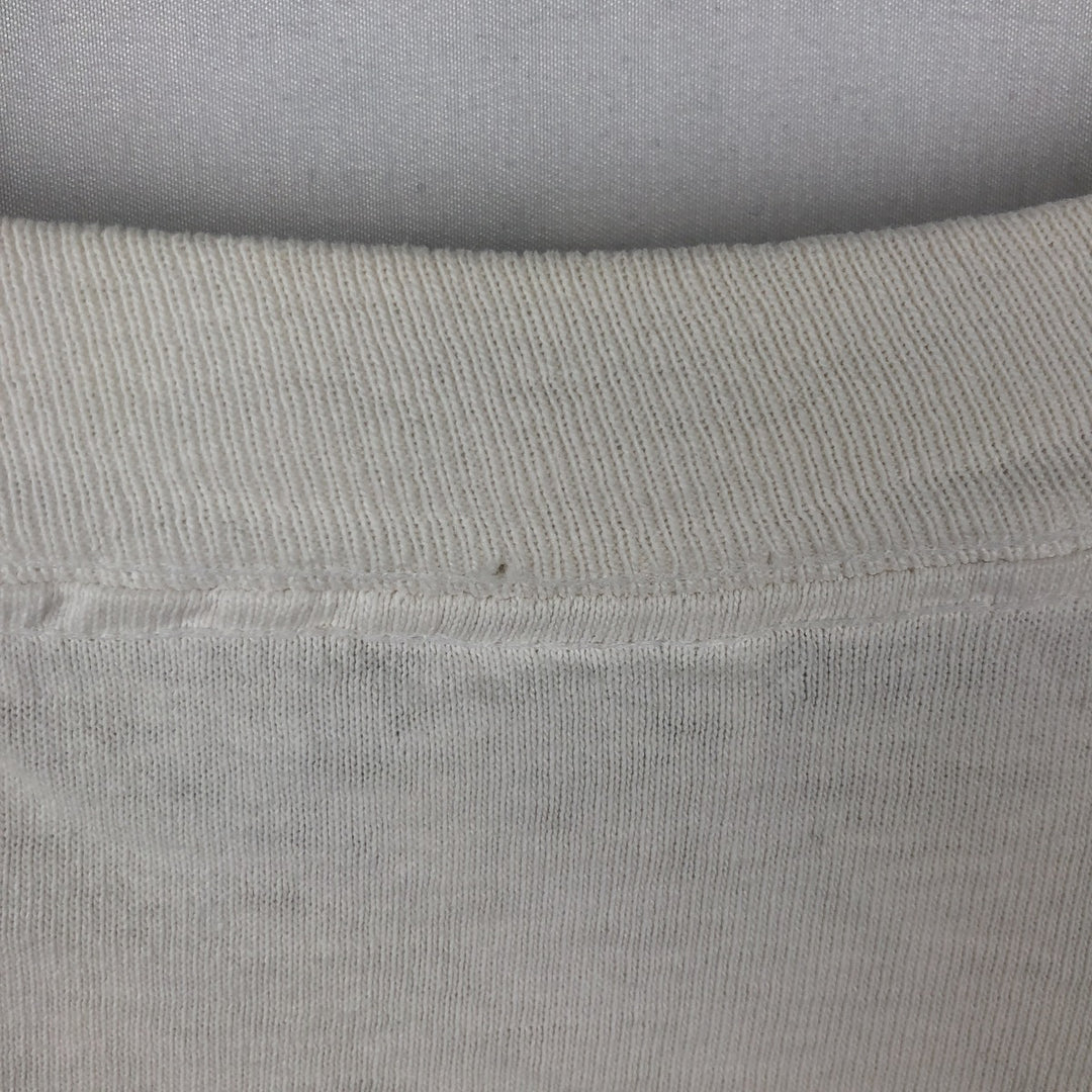 90'S Fruit of the Loom Washburn Advertising T-Shirt, Made in USA, Men's XL equivalent, Vintage cotton white type Vintage Second Hand