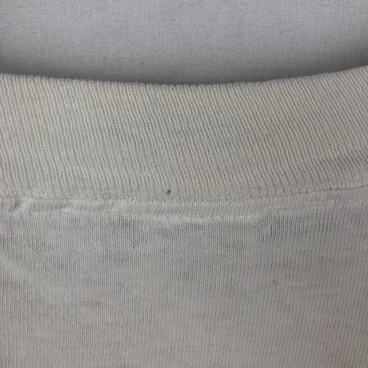 90'S Fruit of the Loom Washburn Advertising T-Shirt, Made in USA, Men's XL equivalent, Vintage cotton white type Vintage Second Hand