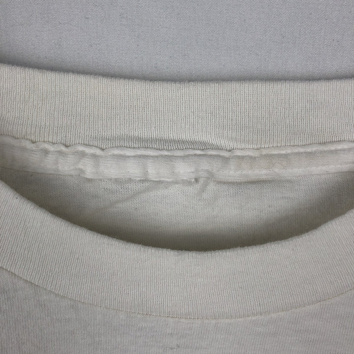 ZEBCO Advertising T-Shirt, Men's Size L (Equivalent), Vintage unclear white type Vintage Second Hand