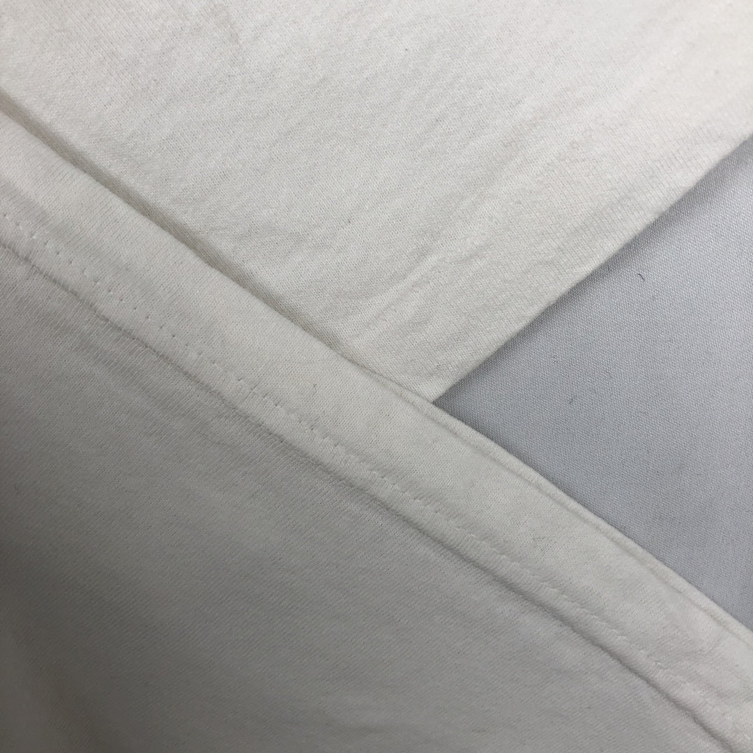 ZEBCO Advertising T-Shirt, Men's Size L (Equivalent), Vintage unclear white type Vintage Second Hand