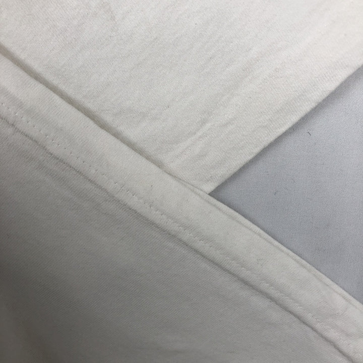 ZEBCO Advertising T-Shirt, Men's Size L (Equivalent), Vintage unclear white type Vintage Second Hand
