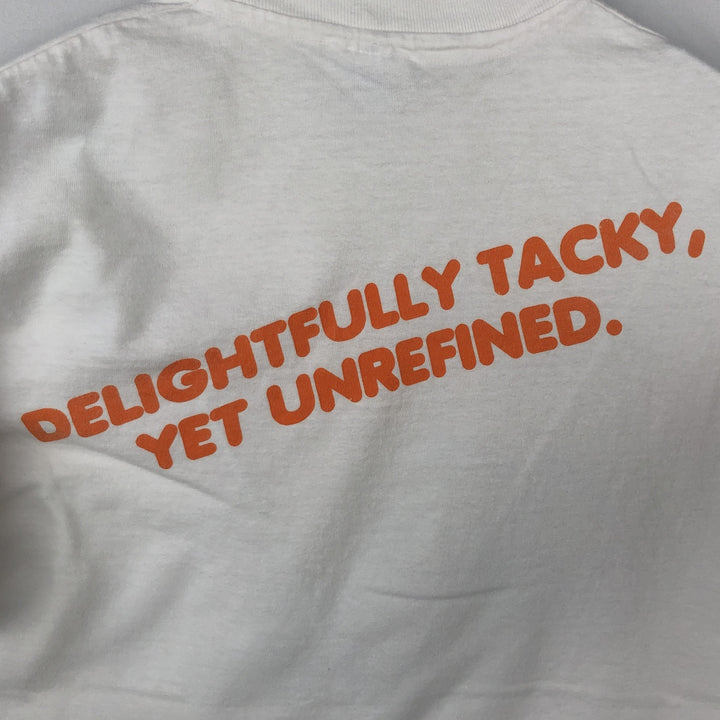 90'S Hanes HOOTERS Advertising T-Shirt, Made in USA, Men's Size M (approx.), Vintage cotton white type Vintage Second Hand
