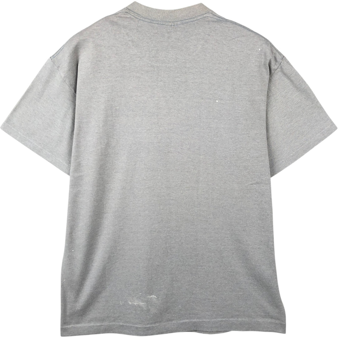 90'S T-shirt JAYS Barq's advertising t-shirt, made in USA, men's size XL equivalent, vintage. polyester gray type Vintage Second Hand
