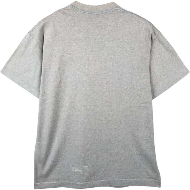 90'S T-shirt JAYS Barq's advertising t-shirt, made in USA, men's size XL equivalent, vintage. polyester gray type Vintage Second Hand