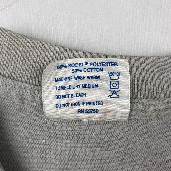 90'S T-shirt JAYS Barq's advertising t-shirt, made in USA, men's size XL equivalent, vintage. polyester gray type Vintage Second Hand