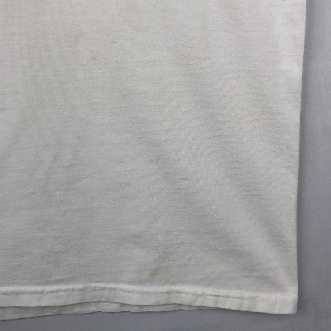 HARD ROCK CAFE Hard Rock Cafe Advertising T-shirt Made in USA Men's L size cotton white type Vintage Second Hand