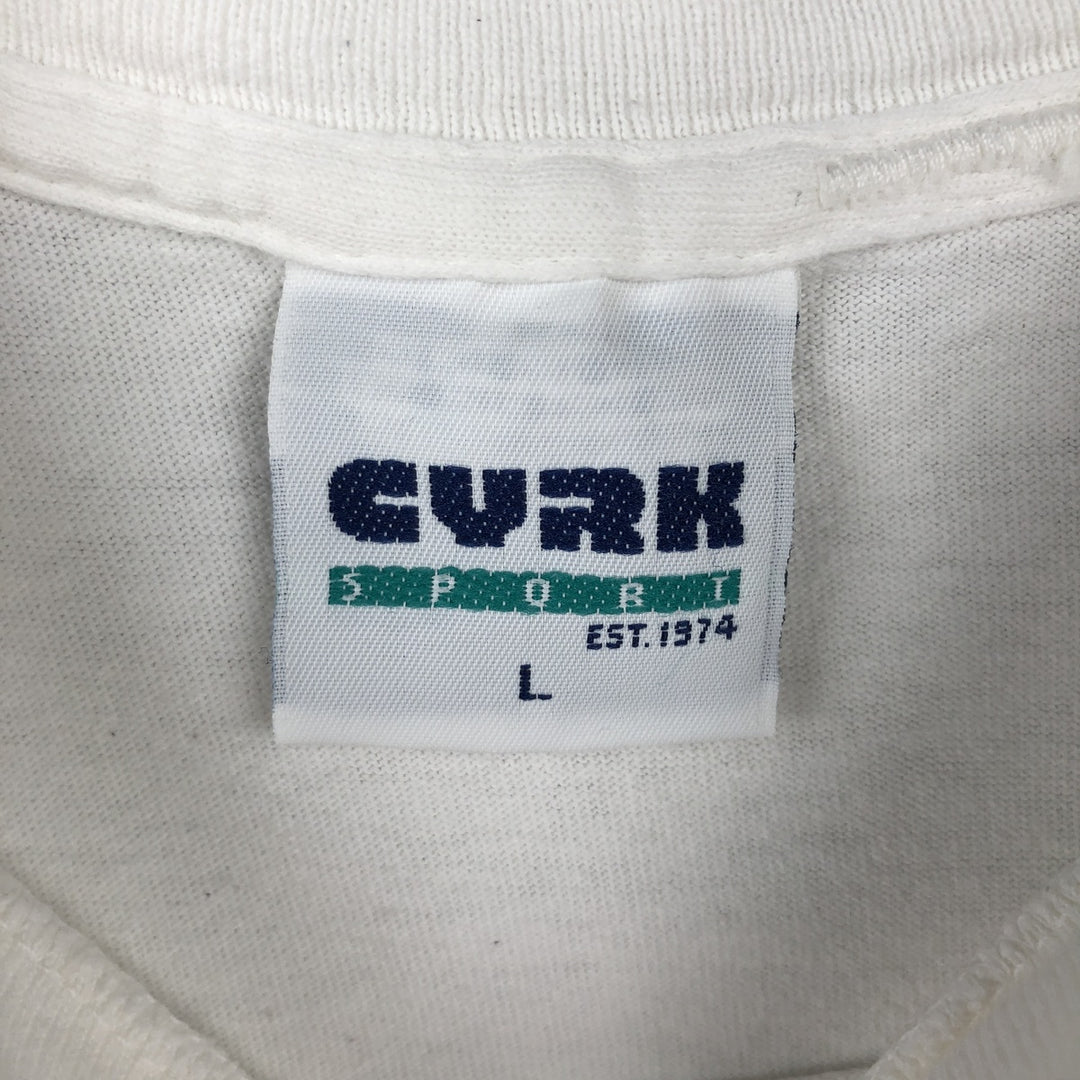 90'S CYRK M and M's advertising T-shirt, Made in USA, Men's size L equivalent, Vintage cotton white type Vintage Second Hand