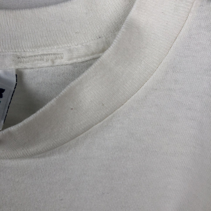 90'S CYRK M and M's advertising T-shirt, Made in USA, Men's size L equivalent, Vintage cotton white type Vintage Second Hand