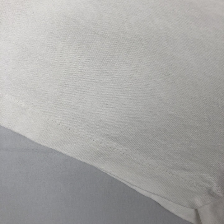 90'S ALPS College T-shirt, Made in USA, Men's Size L (approx.), Vintage cotton white type Vintage Second Hand