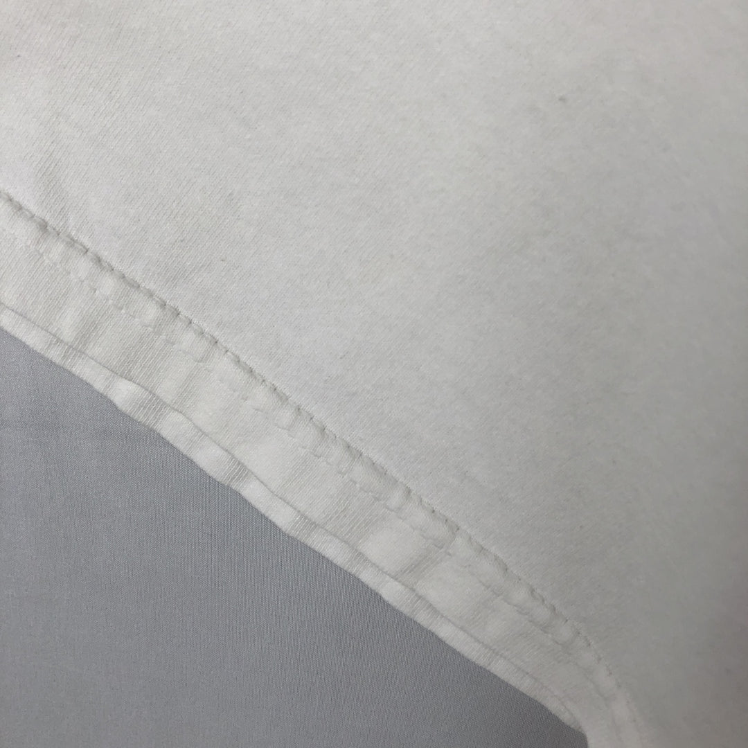 2000'S Gildan University of Michigan College T-shirt, Men's XL equivalent. cotton white type Vintage Second Hand