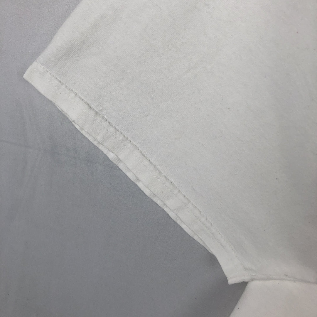 2000'S Gildan University of Michigan College T-shirt, Men's XL equivalent. cotton white type Vintage Second Hand