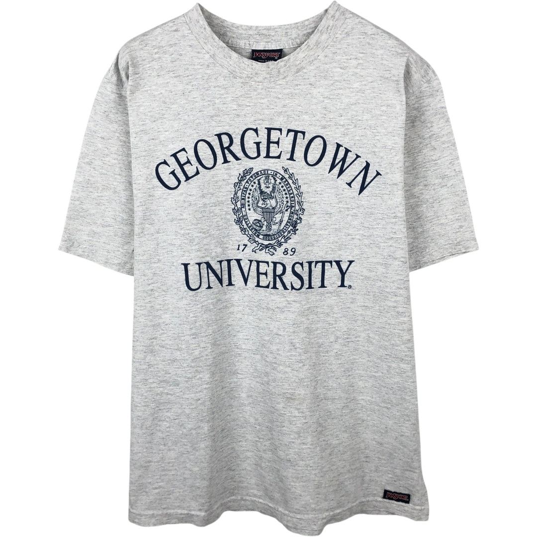 Jansport 3-Piece College T-Shirt, Made in USA, Men's Size L cotton gray type Vintage Second Hand