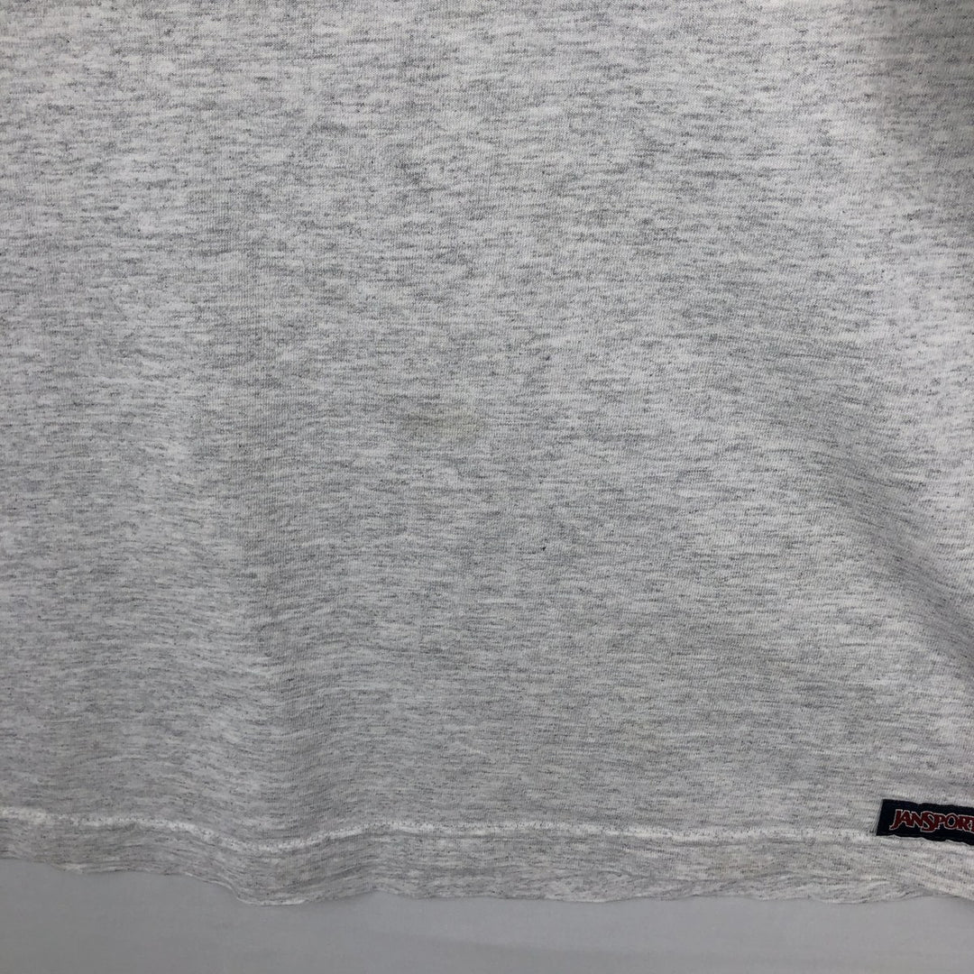 Jansport 3-Piece College T-Shirt, Made in USA, Men's Size L cotton gray type Vintage Second Hand