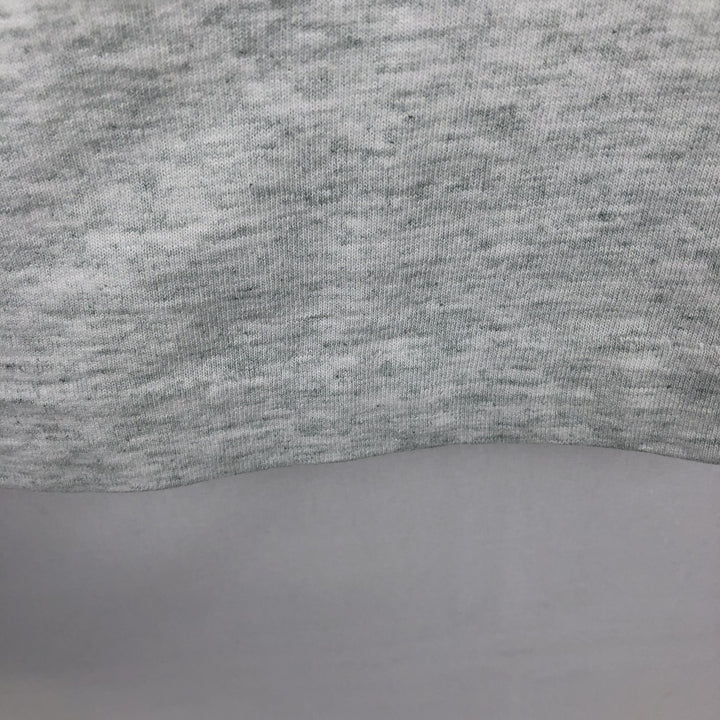 90'S SCREEN STARS College T-shirt, Made in USA, Men's L size, Vintage cotton gray type Vintage Second Hand