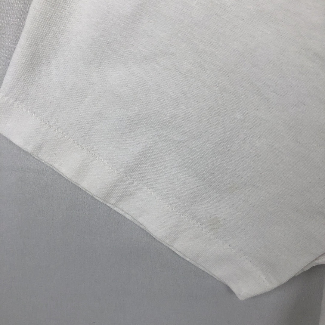 90'S CRABLE SPORTSWEAR NORTH CAROLINA University of North Carolina College T-shirt, Men's Size L (approx.), Vintage unclear white type Vintage Second Hand