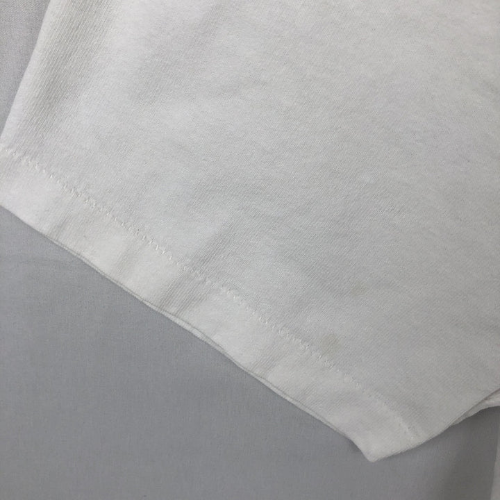 90'S CRABLE SPORTSWEAR NORTH CAROLINA University of North Carolina College T-shirt, Men's Size L (approx.), Vintage unclear white type Vintage Second Hand