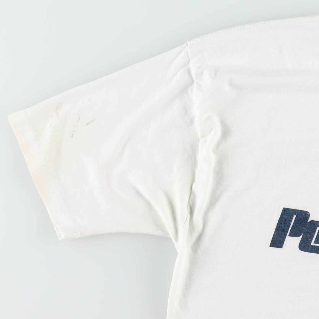 Vintage 80s-90'S College Lane Penn State T-shirt, Made in USA, Men's XL equivalent. cotton white type Vintage Second Hand
