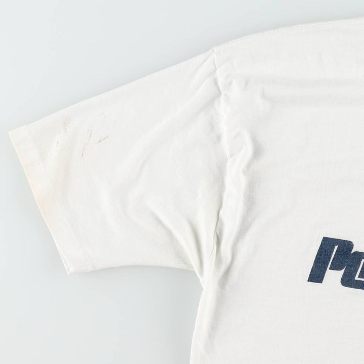 Vintage 80s-90'S College Lane Penn State T-shirt, Made in USA, Men's XL equivalent. cotton white type Vintage Second Hand