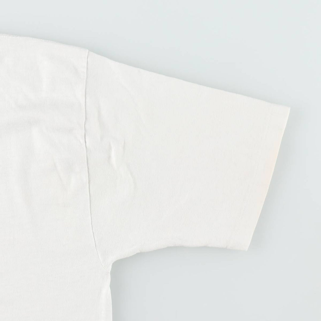 Vintage 80s-90'S College Lane Penn State T-shirt, Made in USA, Men's XL equivalent. cotton white type Vintage Second Hand