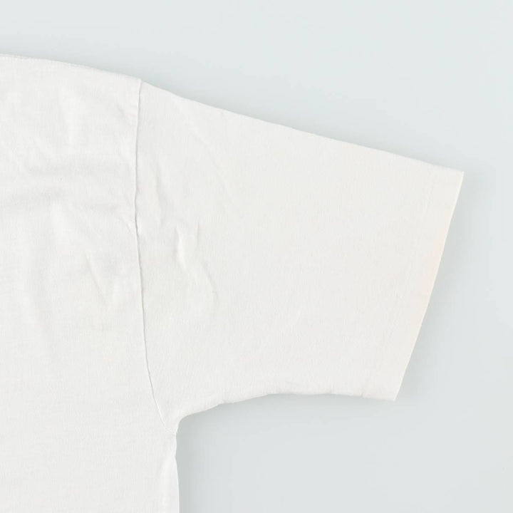 Vintage 80s-90'S College Lane Penn State T-shirt, Made in USA, Men's XL equivalent. cotton white type Vintage Second Hand