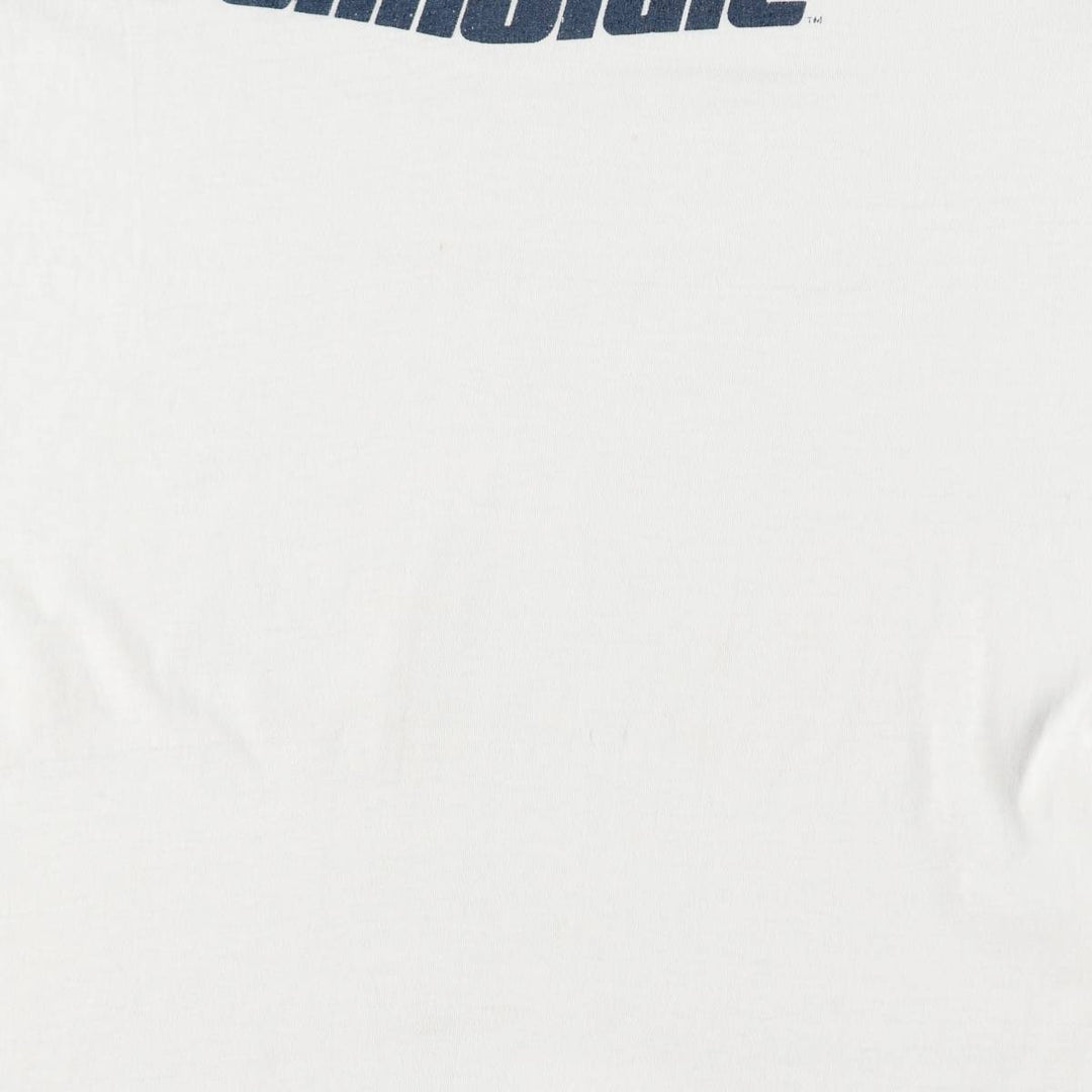 Vintage 80s-90'S College Lane Penn State T-shirt, Made in USA, Men's XL equivalent. cotton white type Vintage Second Hand