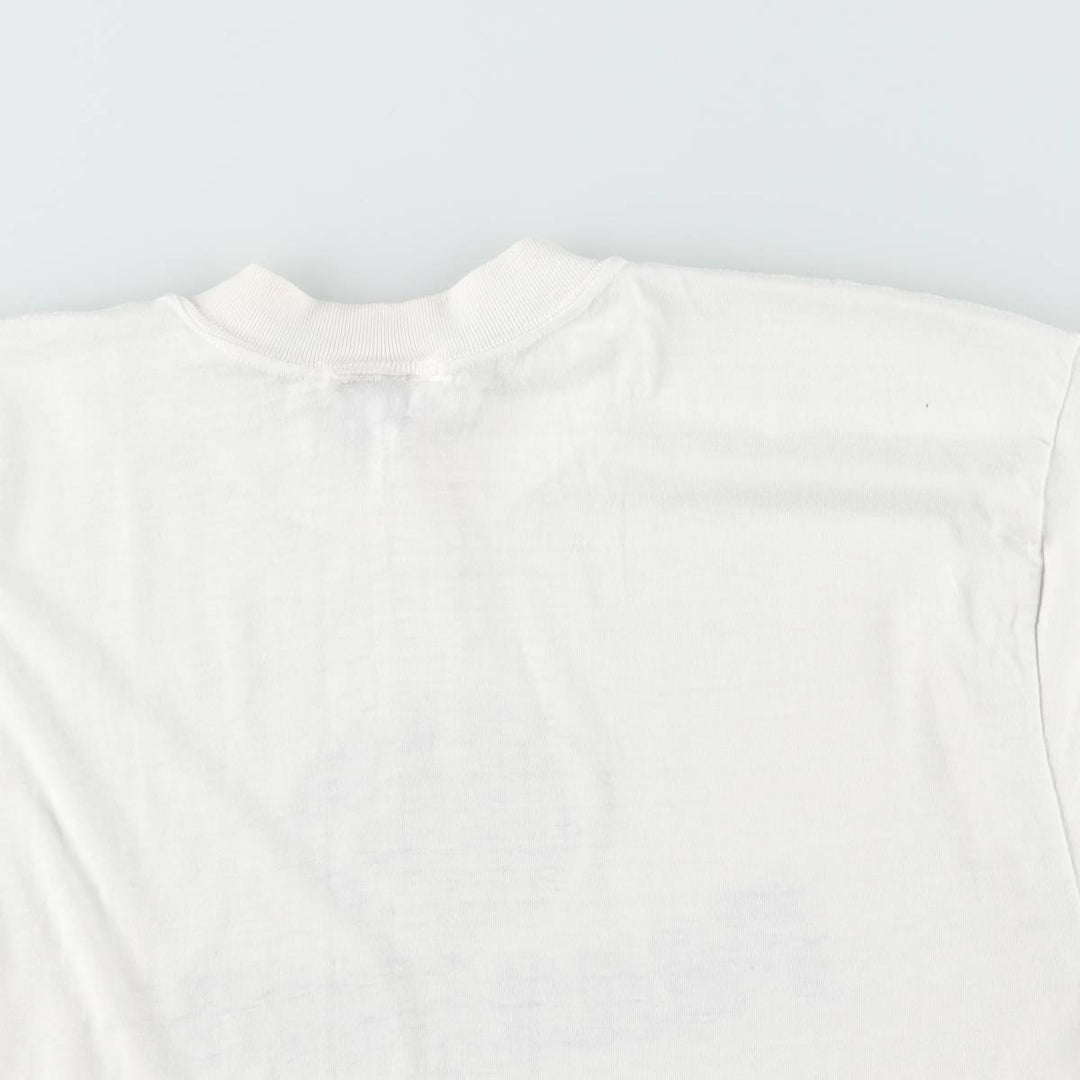 Vintage 80s-90'S College Lane Penn State T-shirt, Made in USA, Men's XL equivalent. cotton white type Vintage Second Hand