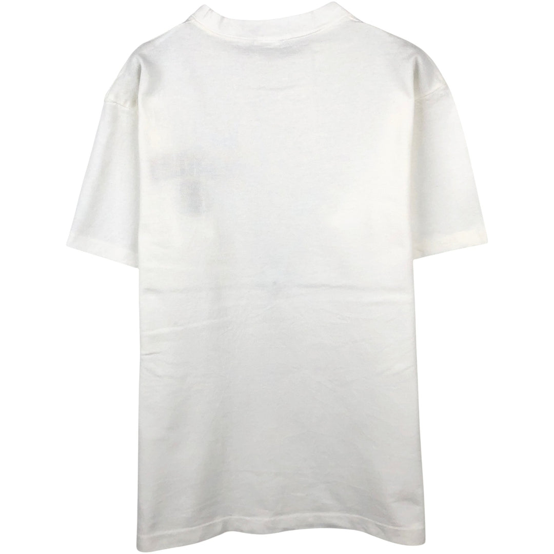 90'S BELTON HARVARD Harvard University Piqué College T-Shirt, Made in USA, Men's Size L (Equivalent), Vintage cotton white type Vintage Second Hand