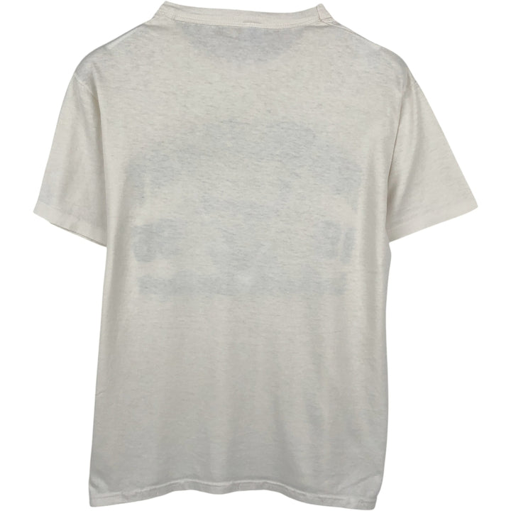 90'S Russell College T-shirt, Made in USA, Men's Size M (approx.), Vintage polyester white type Vintage Second Hand