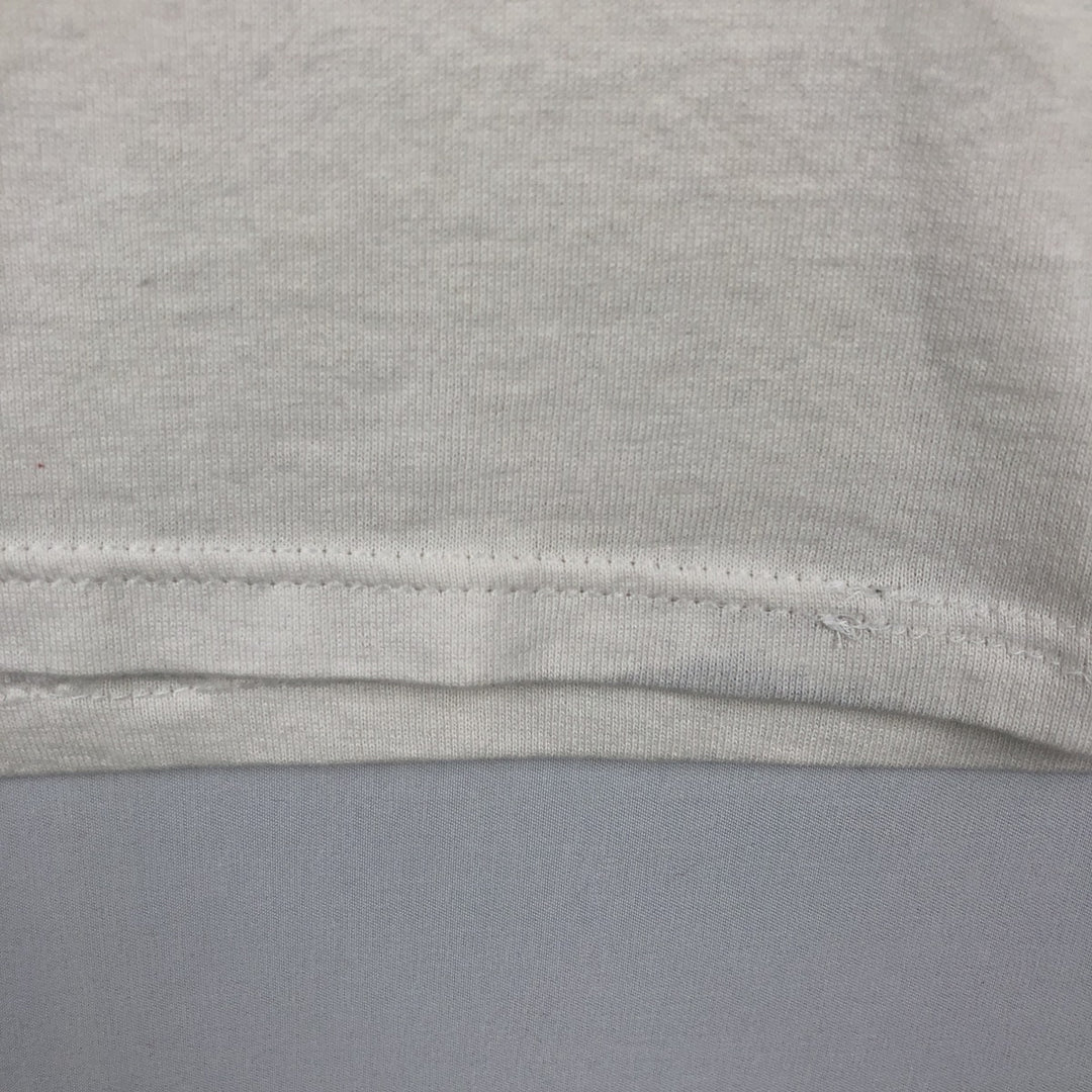 90'S Russell College T-shirt, Made in USA, Men's Size M (approx.), Vintage polyester white type Vintage Second Hand