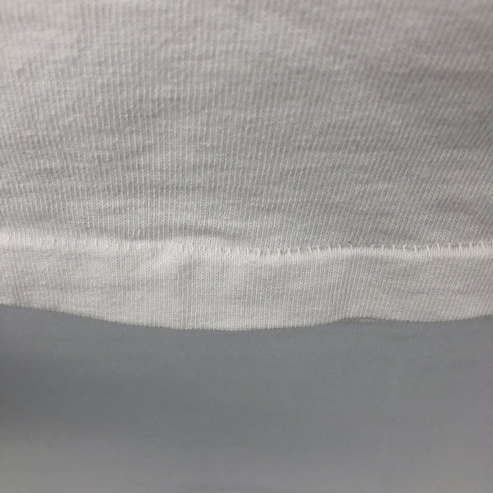 College T-shirt, Made in USA, Men's Size L (equivalent), Vintage cotton white type Vintage Second Hand